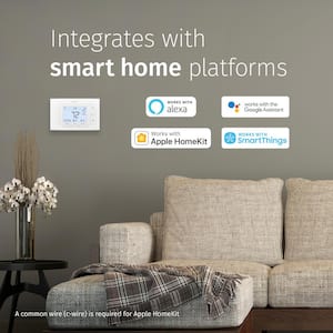 Sensi 7-day Programmable Wi-Fi Smart Thermostat, No C-Wire Required for Most Systems