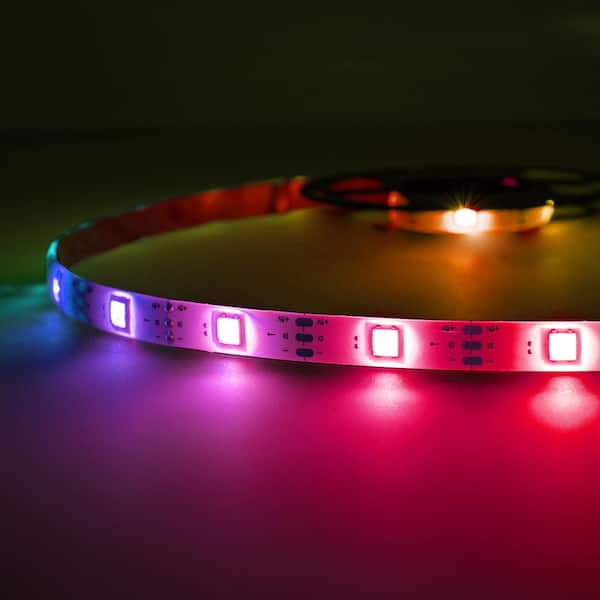 13 ft. Multi-Color/Multi-Zone LED Customizable Rainbow Flow Light MLB7-1083-RGB - The Home Depot