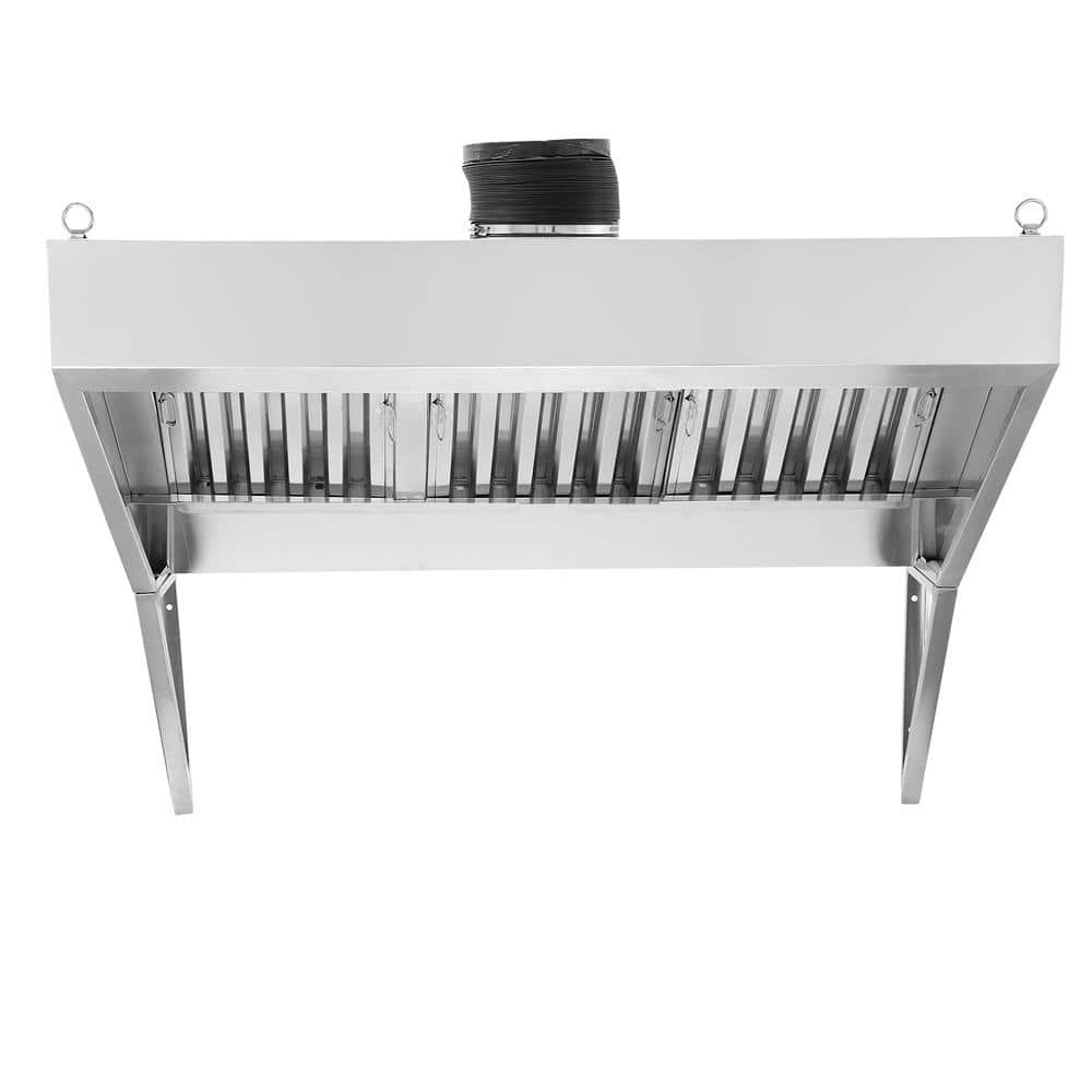 Commercial Exhaust Hood 6 ft. Stainless Steel Restaurant Vent Hood Kitchen Hood with 3 Oil Filter Meshes price history on PriceWatchPro