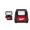 Milwaukee M18 18-Volt Lithium-Ion Cordless 1000 Lumens ROVER Compact Folding Flood Light W/  1 18 Volt Lithium Ion Cordless 1000 Lumens Rover Compact Folding Flood Light W 1 5ah Battery Charger 2359 20 48 59 1850