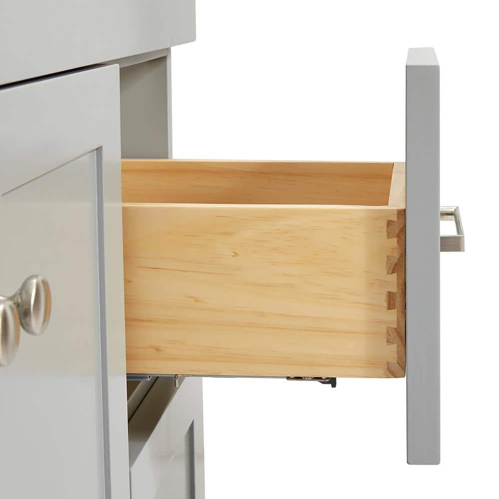 Hamlet 36" Gray Freestanding Single Vanity Cabinet