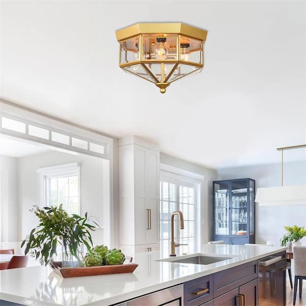 Have a question about PUDO 10.25 in. 4-Light Industrial Gold