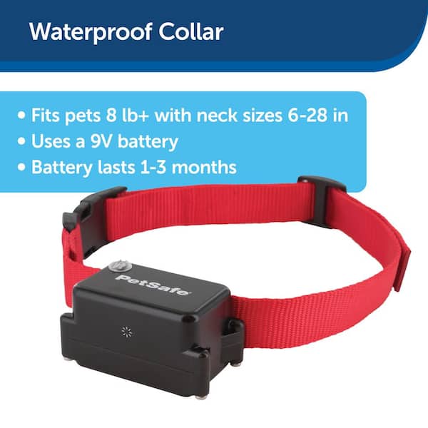 PetSafe Rechargeable In-Ground Pet Fence Receiver Collar for Cats and Dogs,  Waterproof with Tone and Static Correction, Fits Pets 5 lbs and Up from