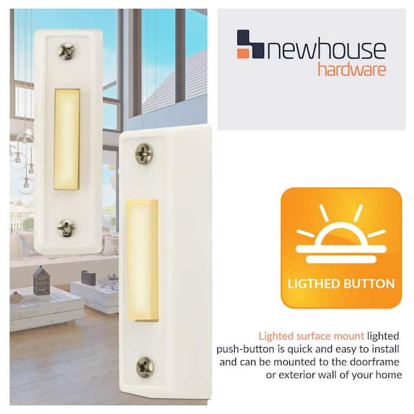 Newhouse Hardware Hardwired Chime Kit with 16-Volt/30VA