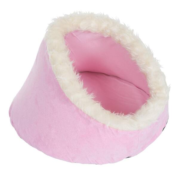 Petmaker Small Pink Comfort Cavern Pet Bed