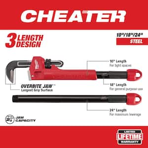 Steel Cheater Pipe Wrench