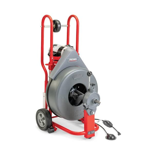 RIDGID K-45AF-5 Drain Cleaning Autofeed Snake Auger Machine with C-1 5/16  in. x 25 ft. Inner Core Cable 35473 - The Home Depot