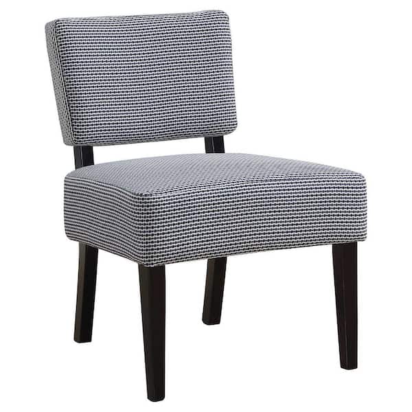 HomeRoots Jasmine Blue Foam Accent Chair