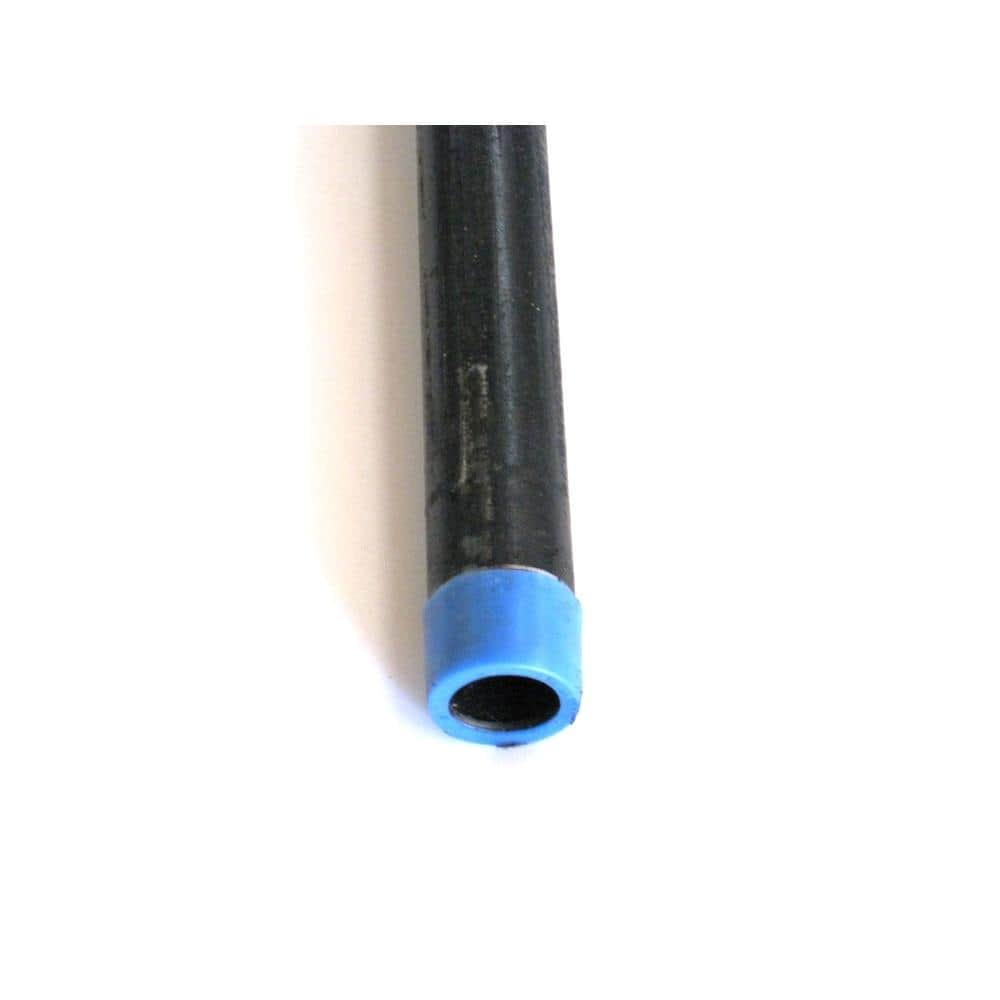 VPC 1 in. x 10 ft. Black Steel Pipe 7010 - The Home Depot