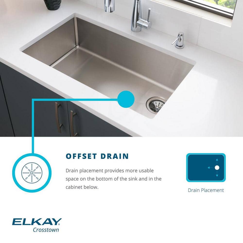 Elkay 15" Stainless Steel Single Bowl Drop-In Bar Sink