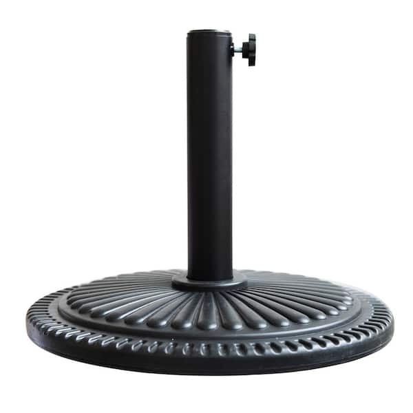 LAUREL CANYON 22 lbs. Patio Umbrella Base in Black