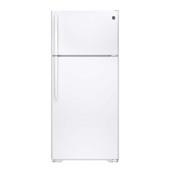 GE 15.5 cu. ft. Top Freezer Refrigerator in White, ENERGY STAR
