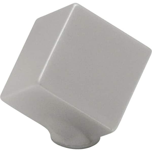 HICKORY HARDWARE Euro-Contemporary 1-1/2 in. Pearl Nickel Cabinet Knob