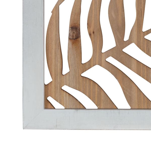 HomeRoots 16 in. MDF Multicolored Unthemed Indoor Wall Decor