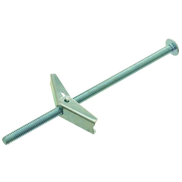Everbilt 1/8 in. x 3 in. Zinc-Plated Mushroom-Head Toggle Bolt Anchor (4-Piece)