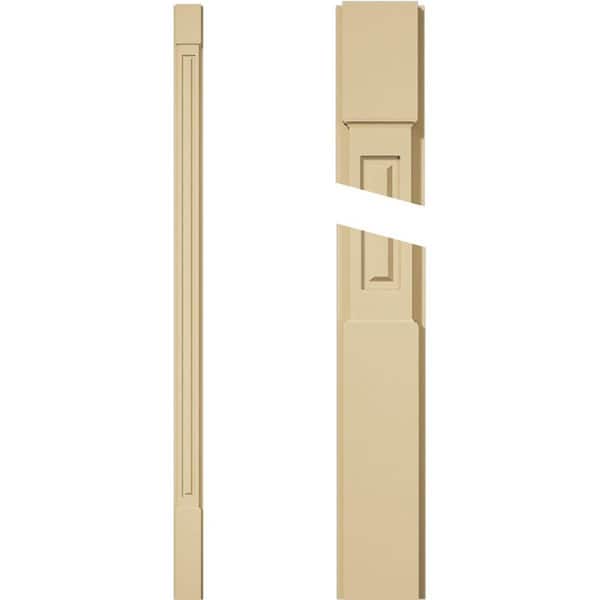 Ekena Millwork 2 in. D x 5 in. W x 102 in. L Primed Polyurethane Pilaster 1- Pack