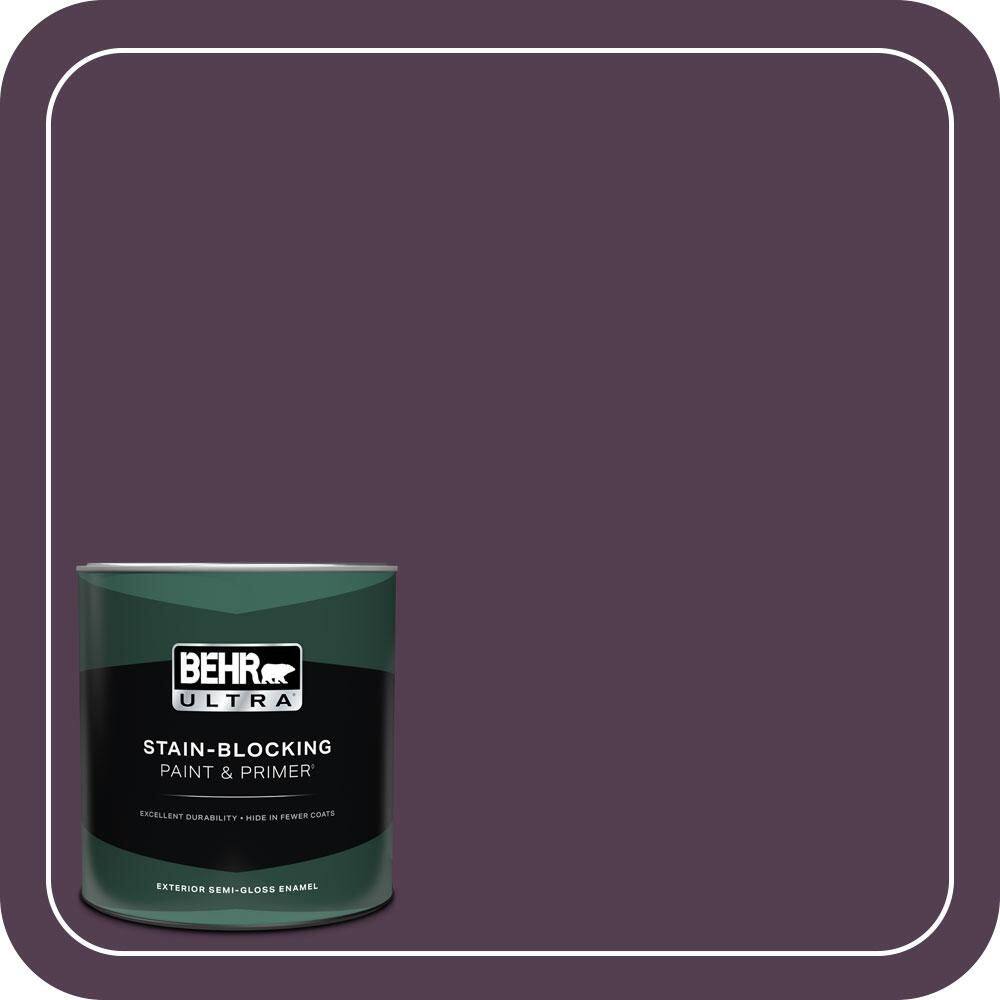 1 qt. #PPU17-02 Oriental Eggplant Semi-Gloss Enamel Exterior Paint & Primer price history on PriceWatchPro