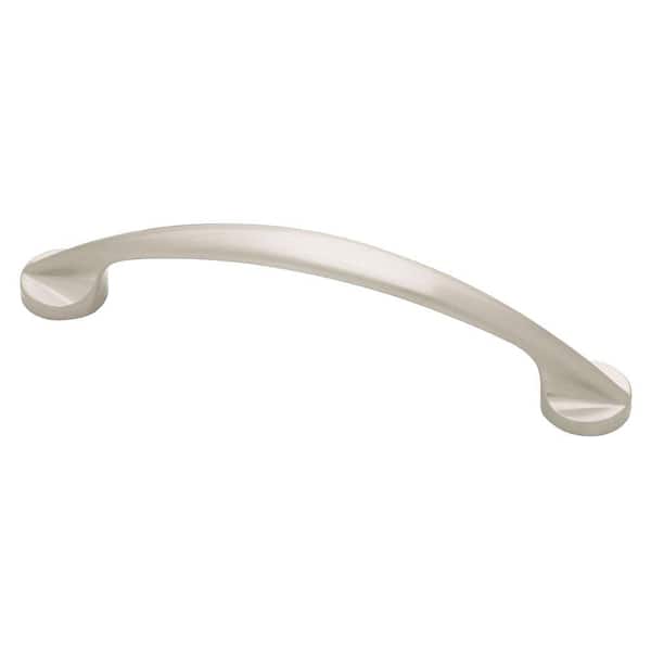 Liberty Disk 3-3/4 in. (96mm) Satin Nickel Bow Cabinet Drawer Pull