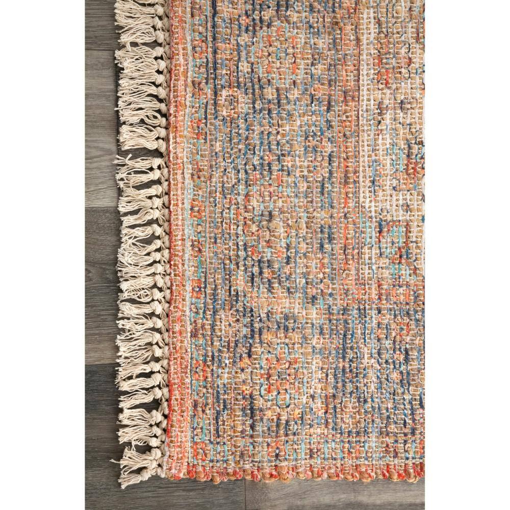 Multicolor Medallion Flat Woven Synthetic 8' x 10' Area Rug