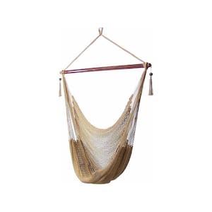 4 ft. Hammock Chair Swing Hammock in Brown