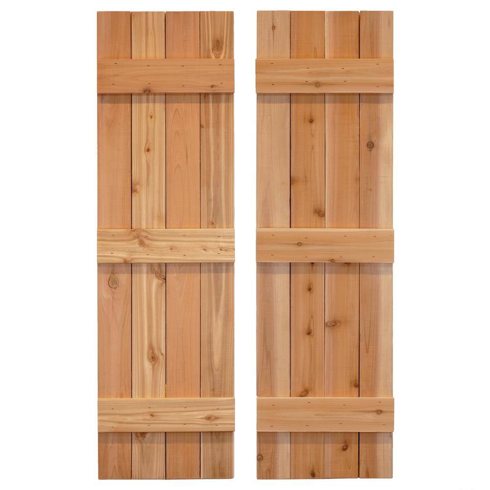 Dogberry Collections 14 in. x 48 in. Board and Batten Traditional