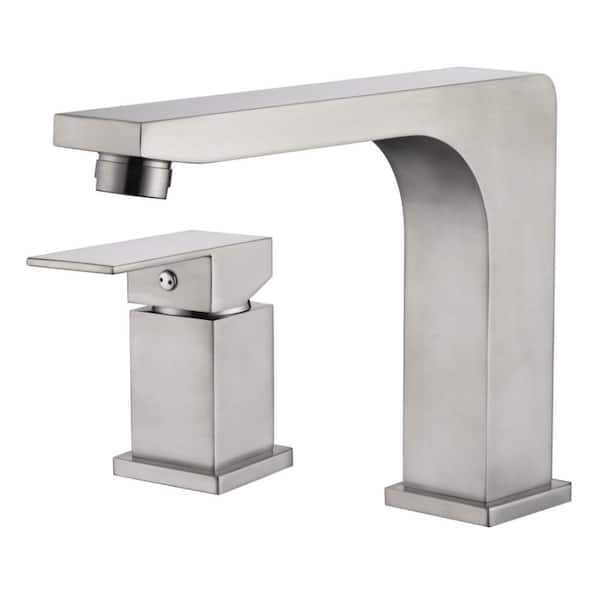 Ultra Faucets Icon Single-Handle Deck-Mount Roman Tub Filler Faucet in Brushed Nickel