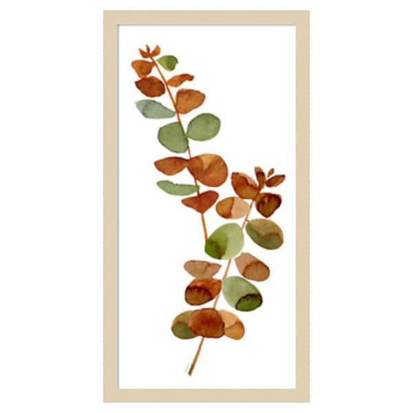 Amanti Art Fall Inspiration I by Tara Reed 13 in. W x 25 in. H. Wood Framed Wall Art Print Framed in Brown