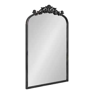 Arendahl 31 in. x 19 in. Classic Arch Framed Black Wall Mirror