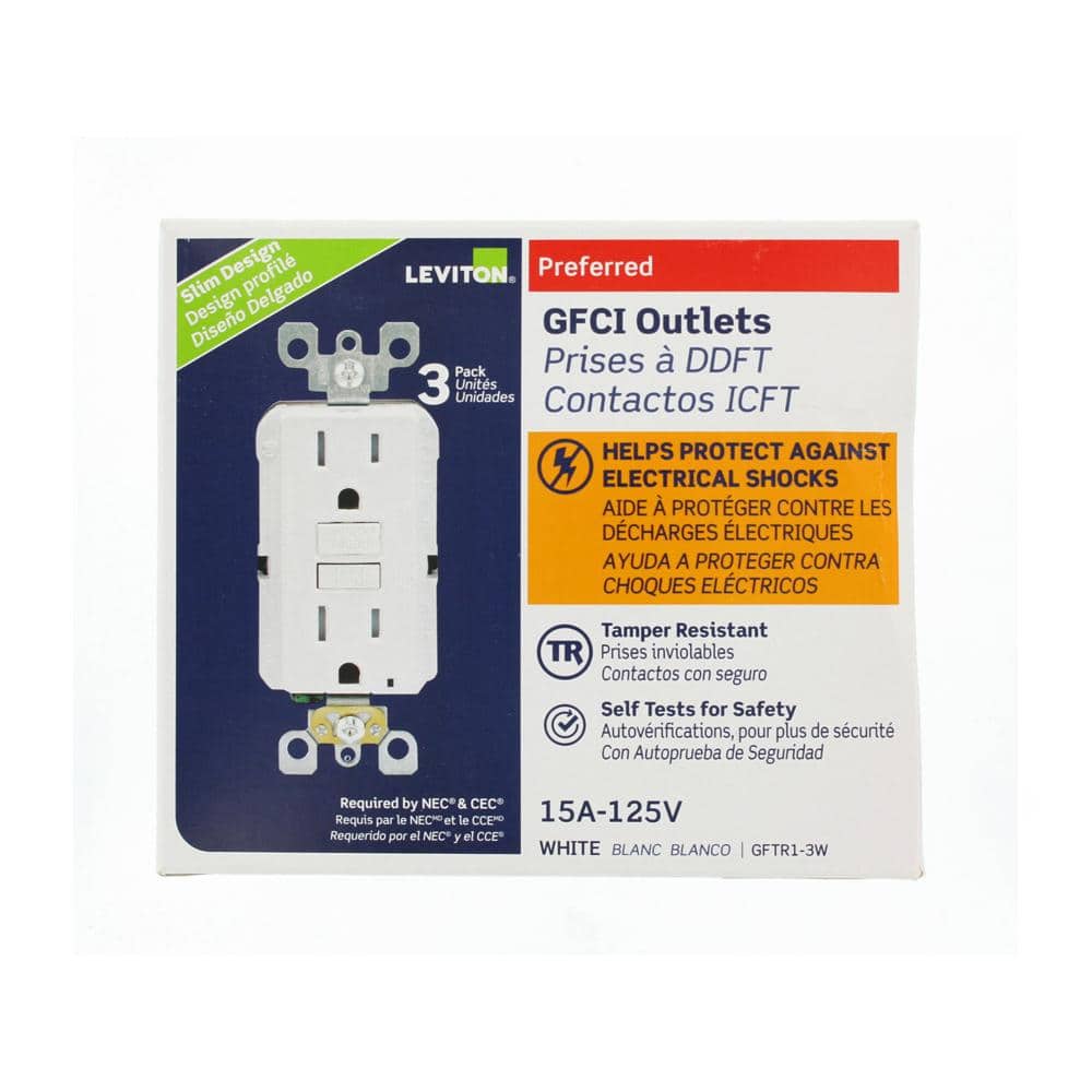 Legrand 15 Amp Tamper Resistant GFCI Outlet with USB Ports and Wall Plate