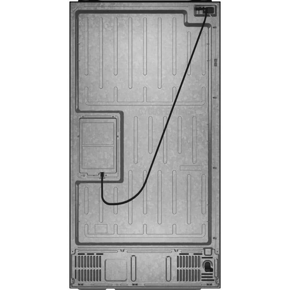 Matte Black Smart French Door Refrigerator with Ice Maker