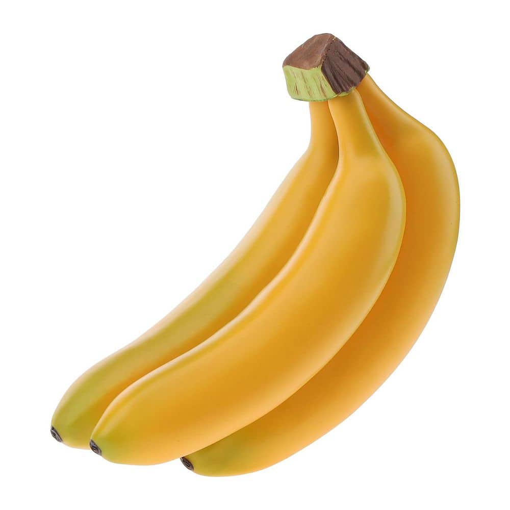 12 in. Artificial Yellow Indoor/Outdoor Banana Plant Lifelike