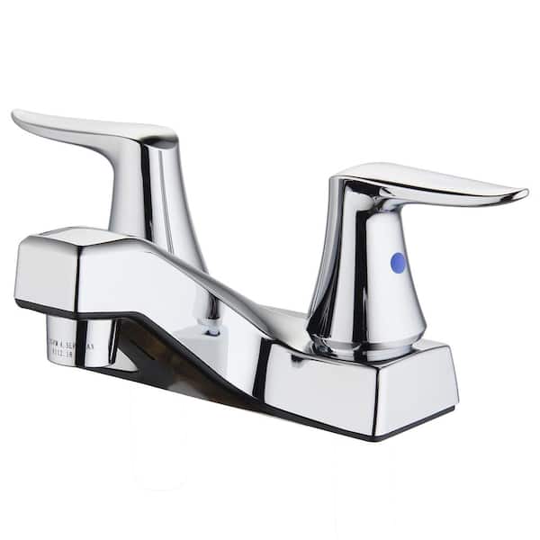 Innova Rhondonite 4 in. Centerset 2-Handle Bathroom Faucet with Pop-Up Drain in Chrome