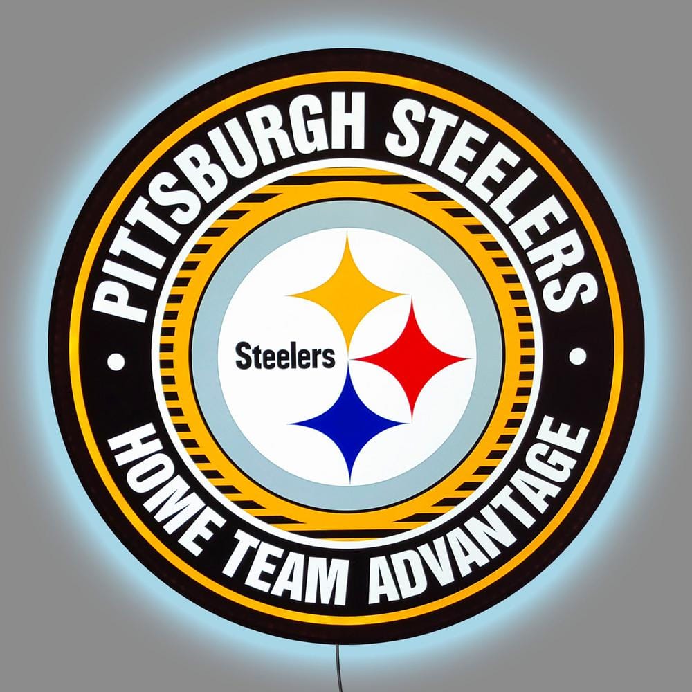 Imperial Pittsburgh Steelers Home Team Advantage LED Lighted Sign