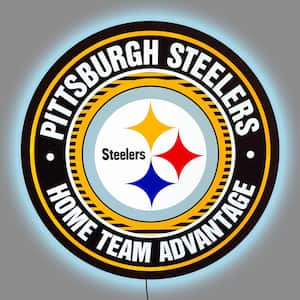 Pittsburgh Steelers Home Team Advantage 24 in. LED Lighted Sign