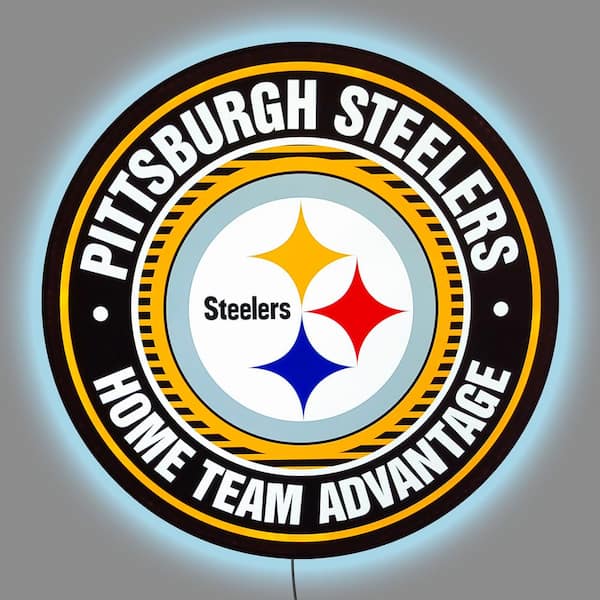 IMPERIAL Pittsburgh Steelers Home Team Advantage 24 in. LED