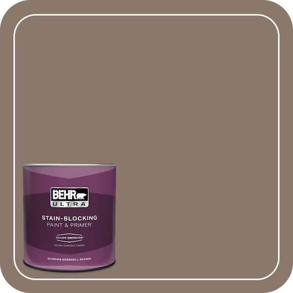 BEHR ULTRA 1 qt. #N210-5 Caffeine Extra Durable Eggshell Enamel Interior Paint & Primer