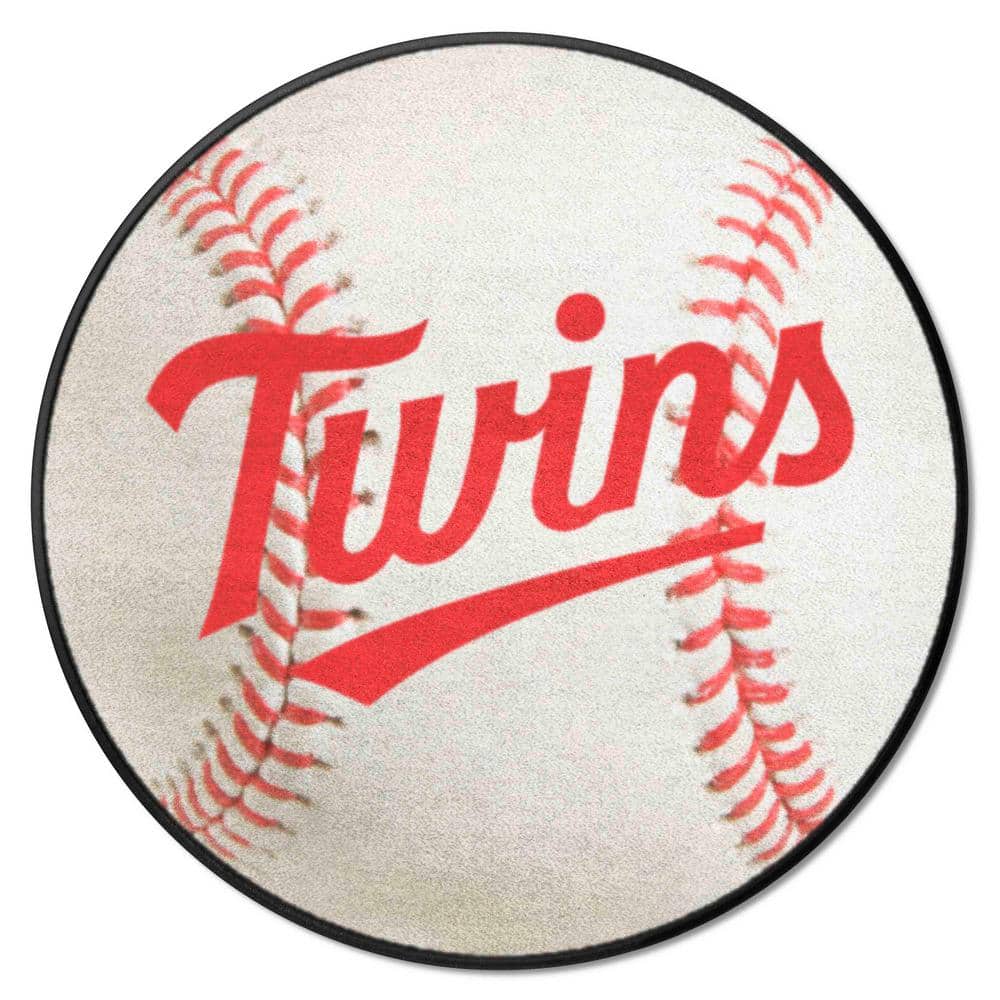 Minnesota Twins Baseball Mat - Retro Collection
