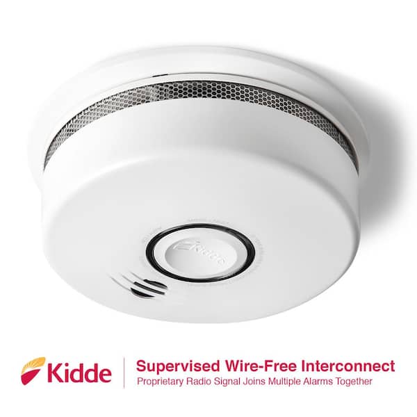 Kidde 10-Year Sealed Battery Smoke Detector with Intelligent Wire-Free Voice 