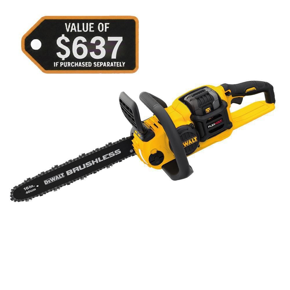DEWALT FLEXVOLT 60V MAX 16 in. Brushless Cordless Chainsaw Kit