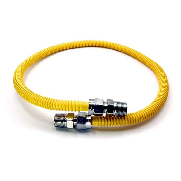 1/2 in. MIP x 1/2 in. MIP x 36 in. Gas Connector (1/2 in. OD) (71,100 BTU)