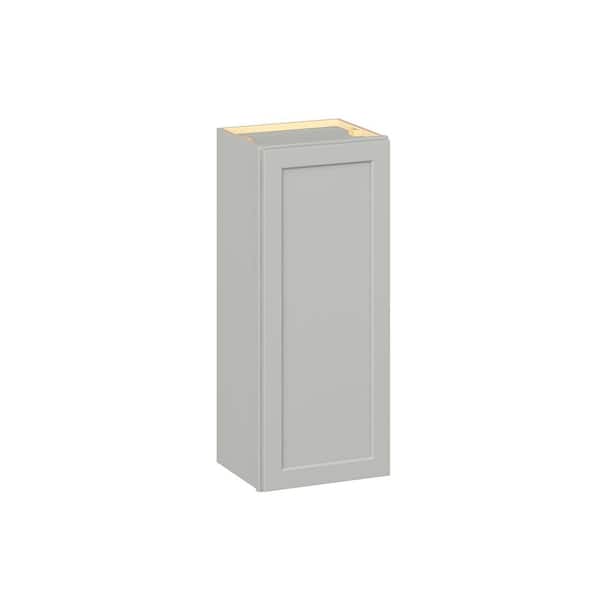 Emerson Whisper Gray Wall 1 Door Ready to Assemble Kitchen Cabinet (15 in. W x 36 in. H x 12 in. D)