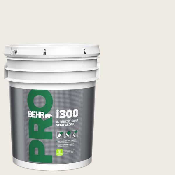 BEHR PRO 5 gal. #GR-W08 Arcade White Semi-Gloss Interior Paint