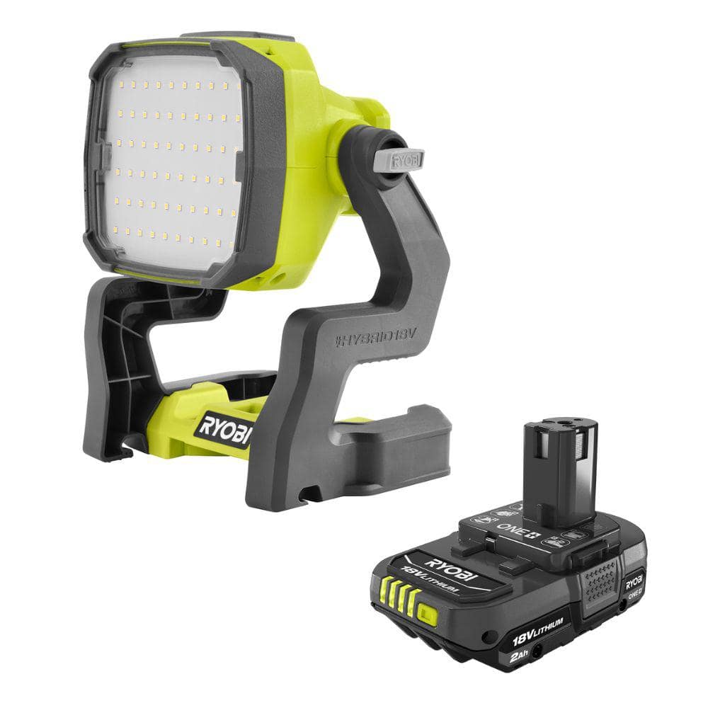 Reviews for RYOBI ONE+ 18V Hybrid LED Work Light with ONE+ 18V 2.0 Ah ...