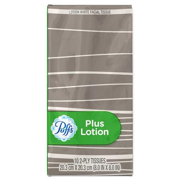 Puffs Plus Lotion To-Go Facial Tissue 2-Ply (10-Count)