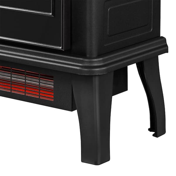 Twin Star Home Duraflame 400 sq. ft. Black Portable Freestanding Electric  Personal Cube Stove Heater DFS-400-01 - The Home Depot