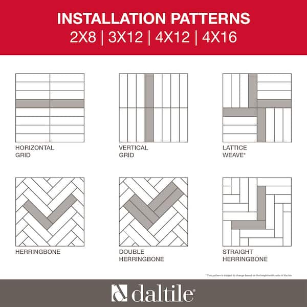 Daltile LuxeCraft Rustic Ash 2 in. x 8 in. Glossy Ceramic