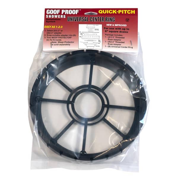 8 1/2 in. x 1 3/8 New Quick Pitch Universal Center Ring