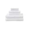 Laura Ashley Maude 6-Piece White Solid Cotton Towel Set