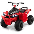 Costway 12-Volt Battery Powered Kids Ride On ATV Electric 4-Wheeler ...