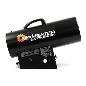 170,000 BTU Forced Air Propane Outdoor Space Heater with Quiet Burner Technology